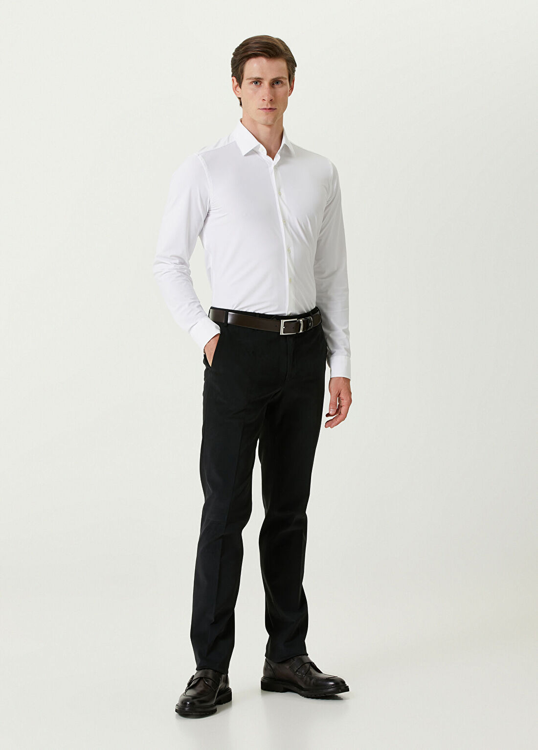 Corneliani Regular Fit Siyah Pantolon