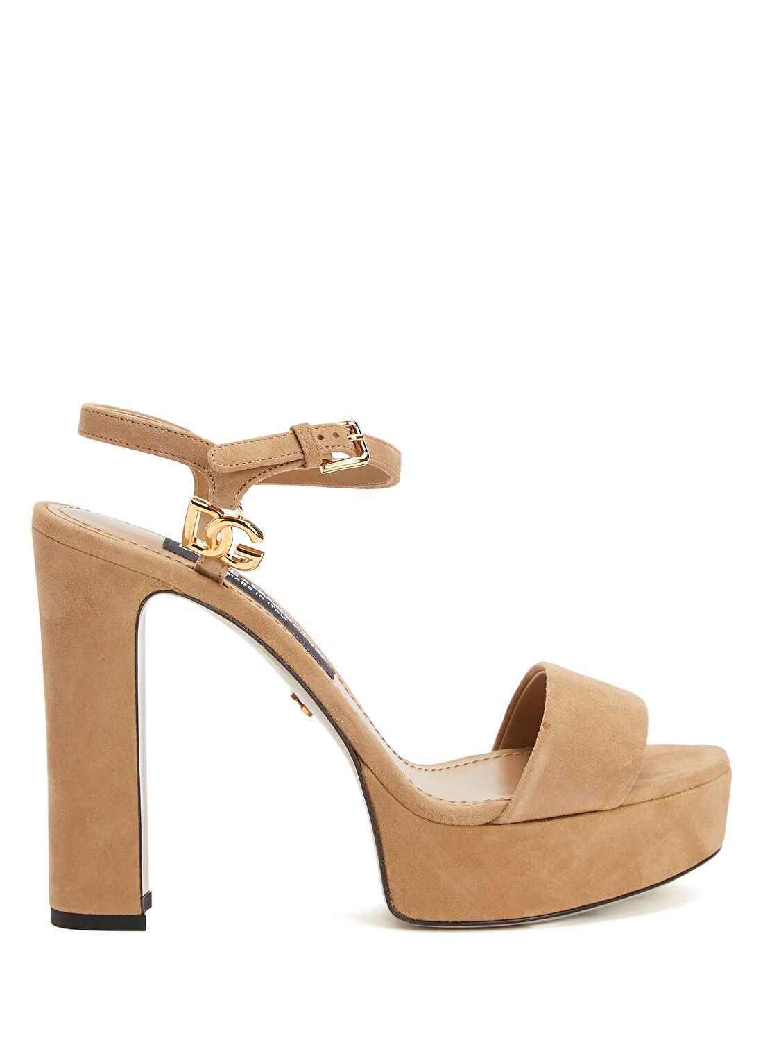Dolce&Gabbana Bej Kadın Süet Sandalet