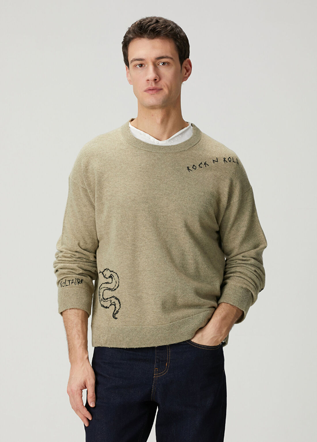 Zadig&Voltaire Marko Haki Yün Kazak