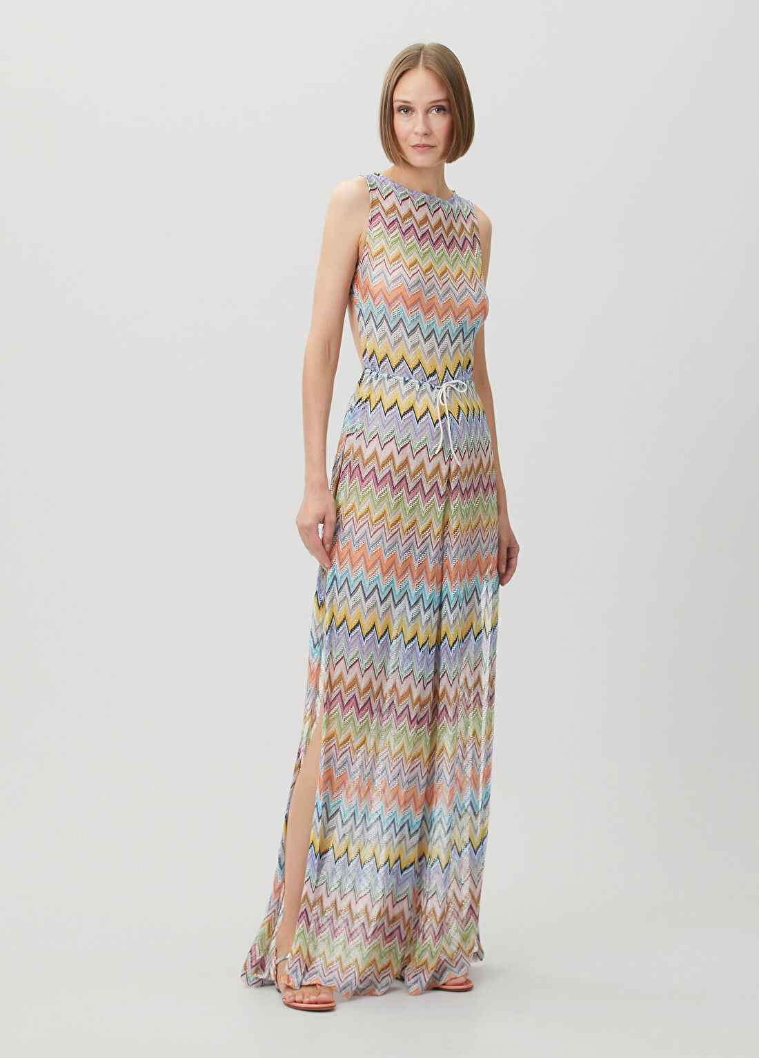 Missoni Çok Renkli Zikzak Desenli Tulum
