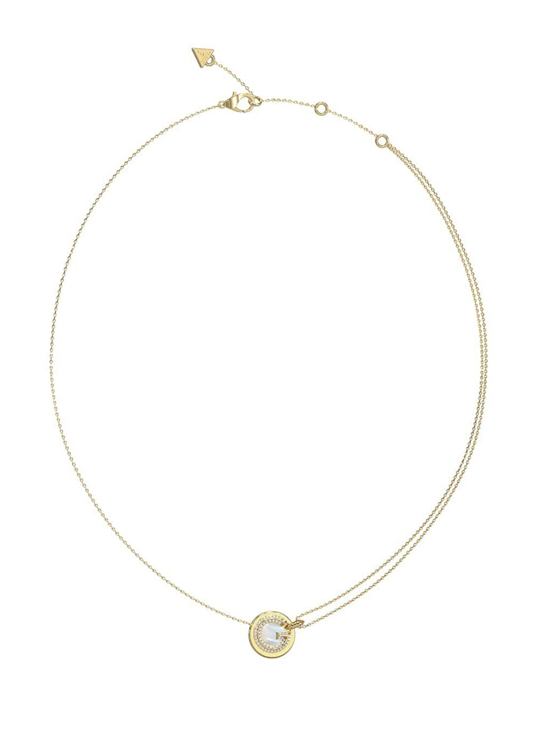 Guess JGUJUBN05437JWYGTU G Crystal Altın Rengi Çelik Kadın Kolye