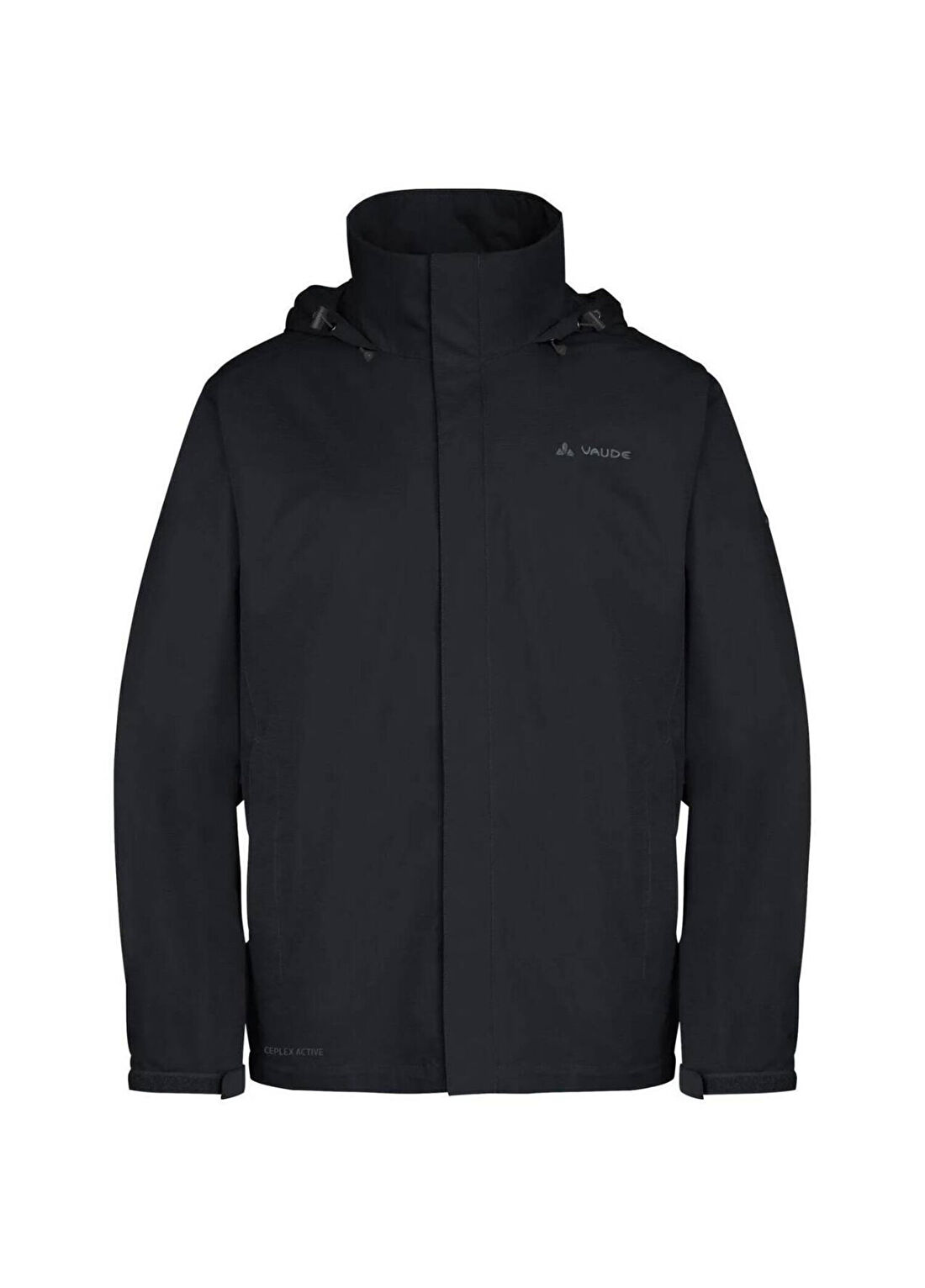 Vaude Escape Light Siyah Kapüşonlu Erkek Yağmurluk 04341