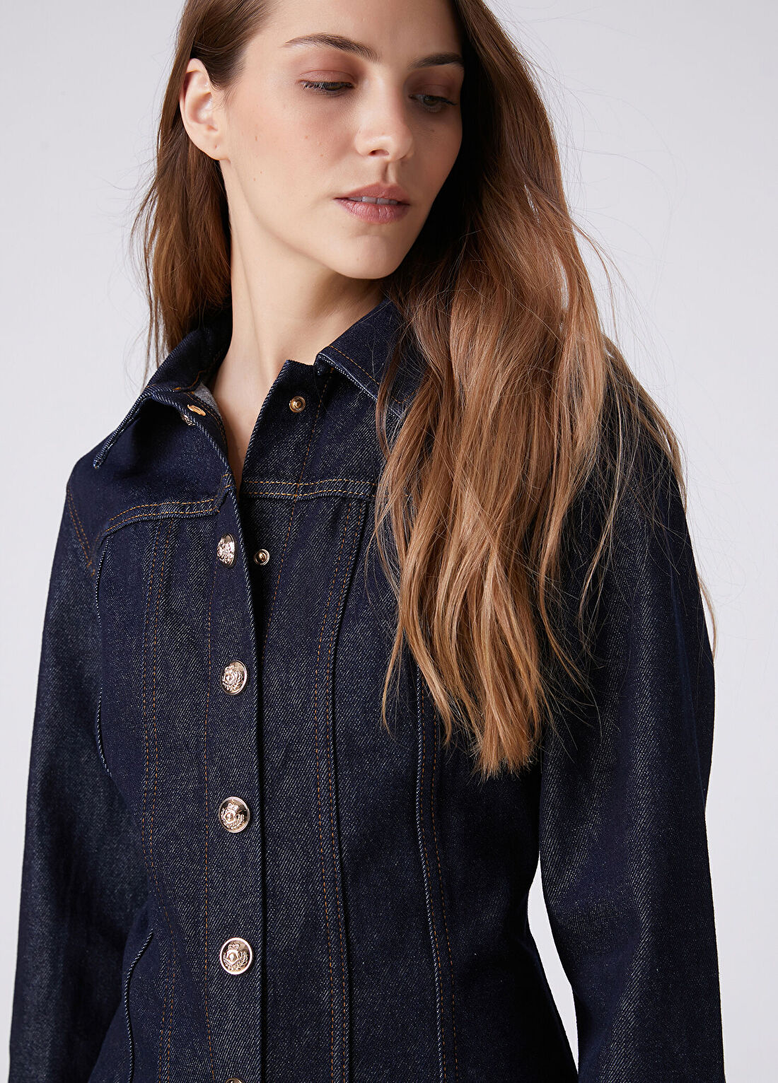 Beymen Club Indigo Denim Ceket görsel 2