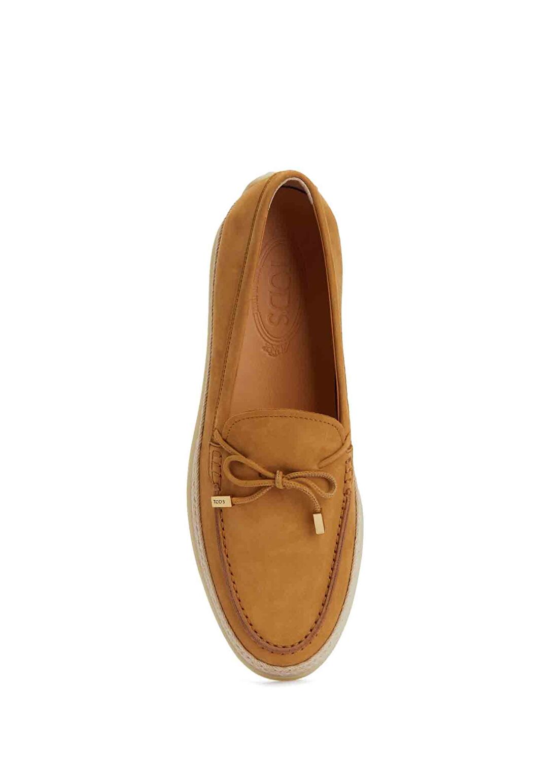 Tod's Camel Kadın Nubuk Loafer görsel 4