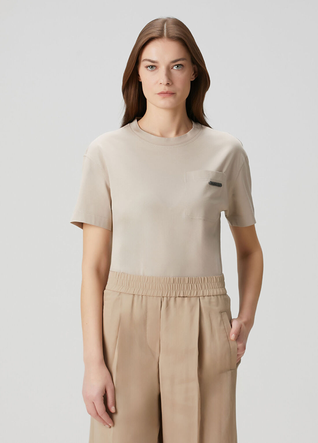 Brunello Cucinelli Bej T-shirt