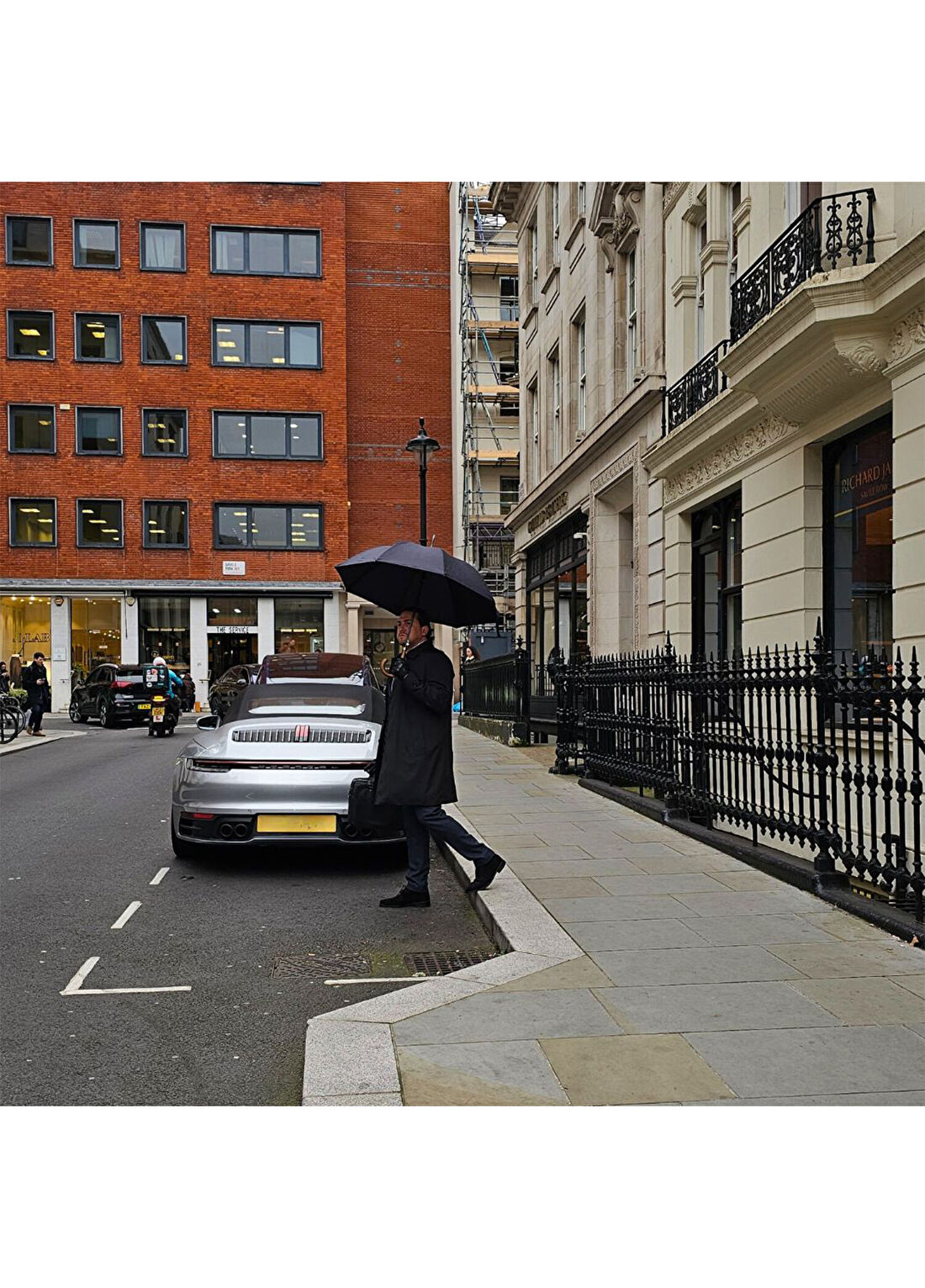 Fulton Mayfair 1 Black Erkek Şemsiye görsel 4