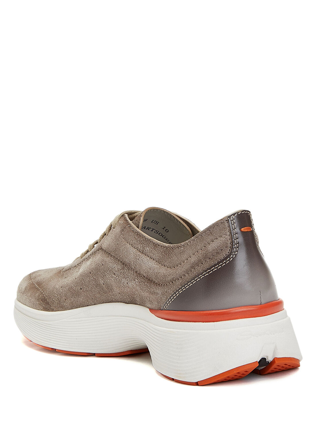 Santoni Sport Bounce Taş Erkek Deri Sneaker görsel 3