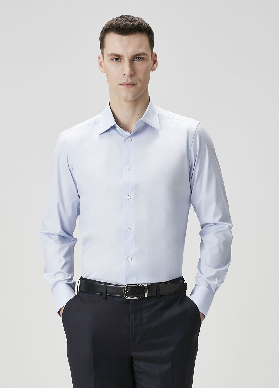 Zegna Mavi Gömlek