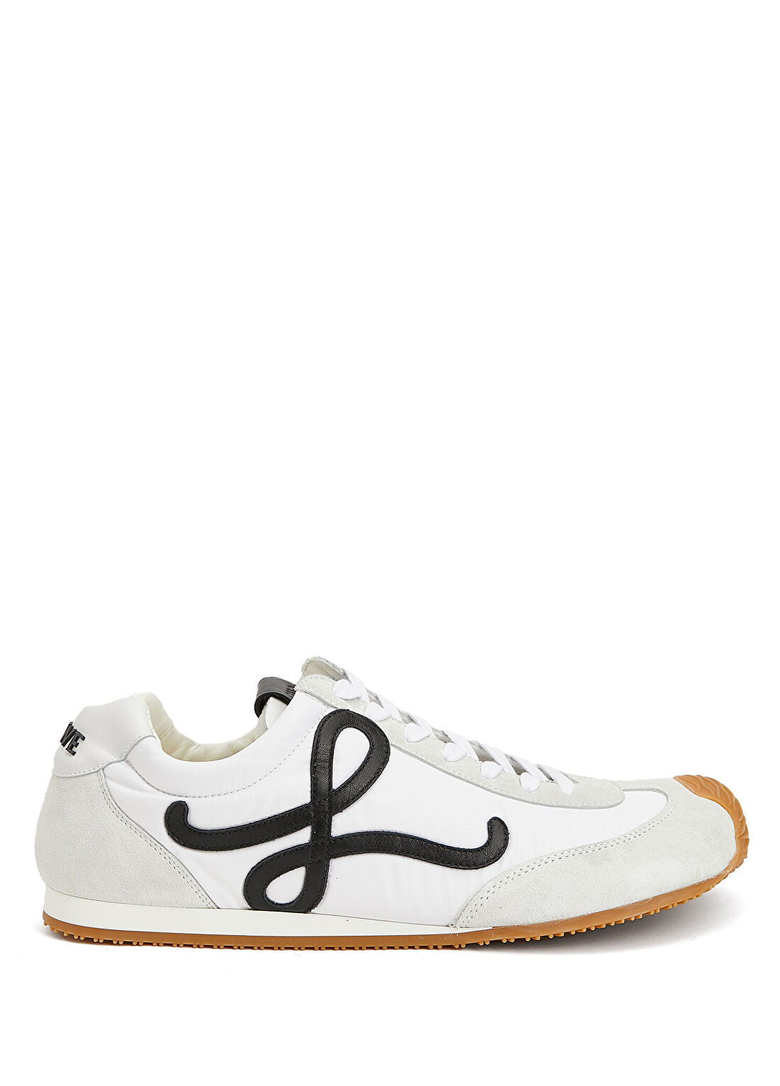Loewe Flow Runner Siyah Beyaz Erkek Deri Sneaker