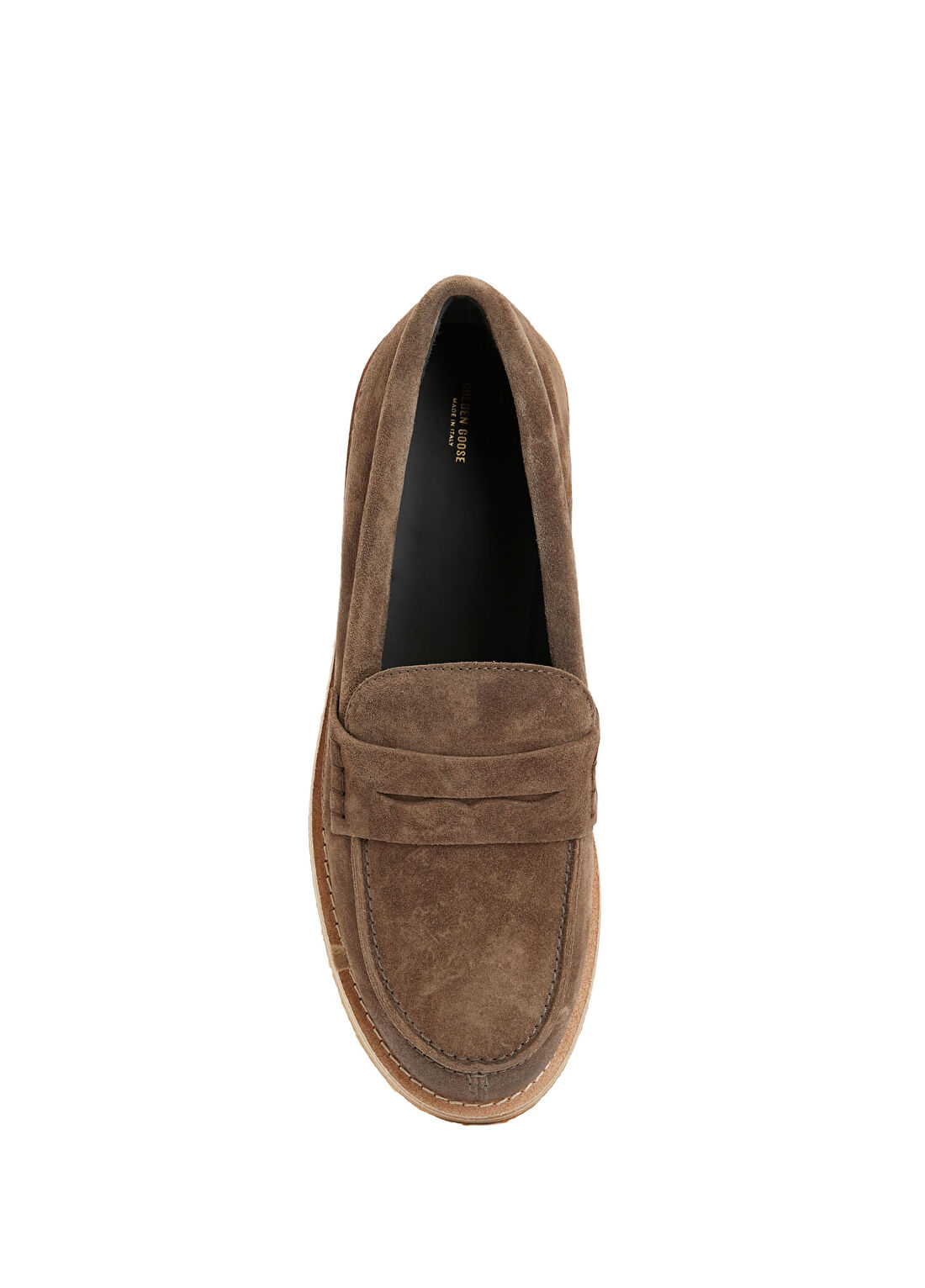 Golden Goose Jerry Kahverengi Erkel Deri Loafer görsel 4