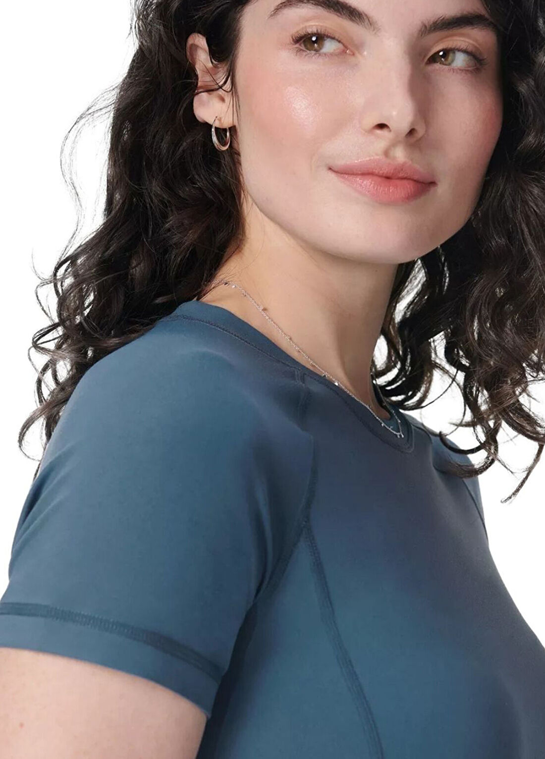 Sweaty Betty All Day Cropped Kadın Spor T-shirt görsel 3