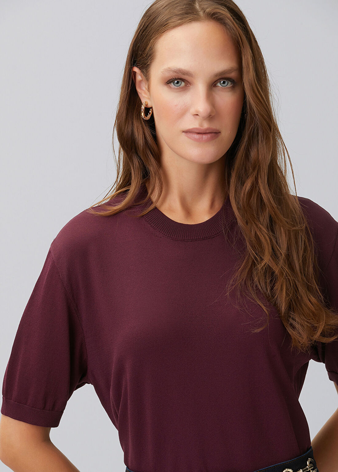 Network Bordo Rayon Basic Kazak görsel 2