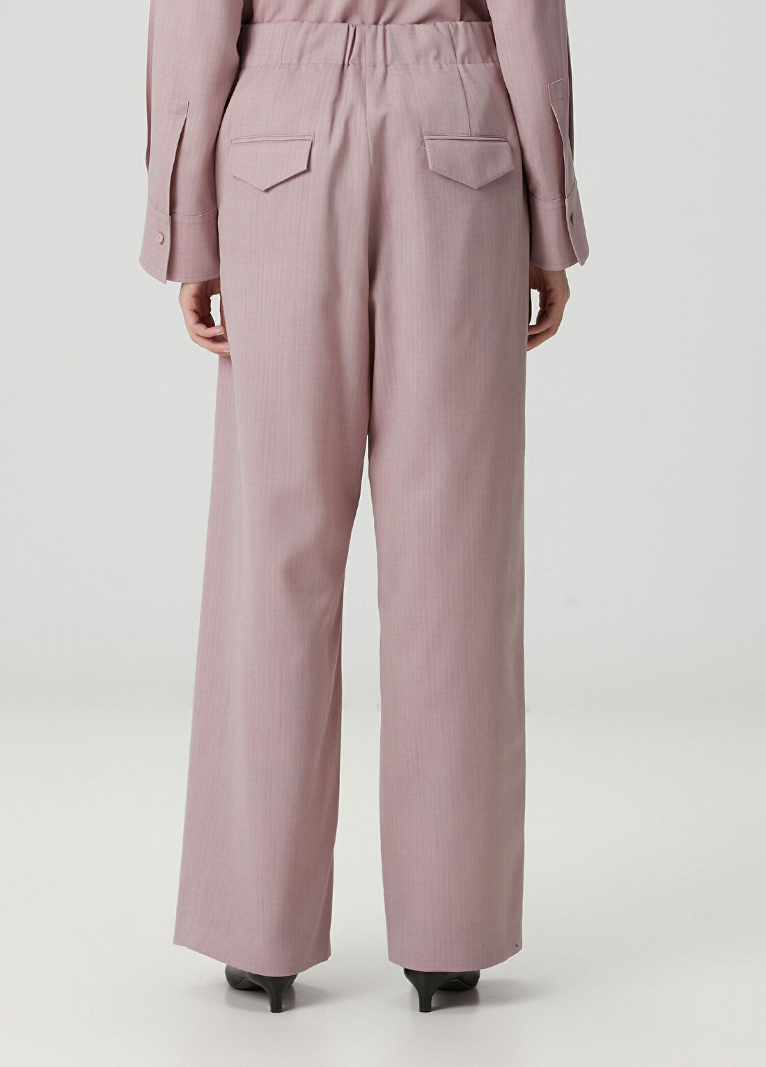 Jil Sander Pembe Yün Pantolon görsel 4