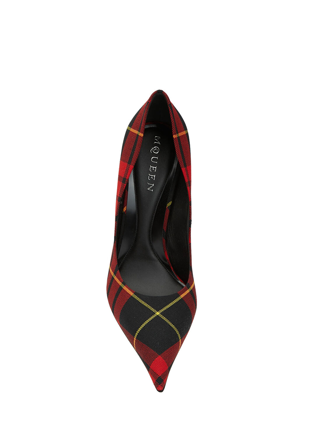 McQueen Kırmızı Ekose Desenli Stiletto görsel 4