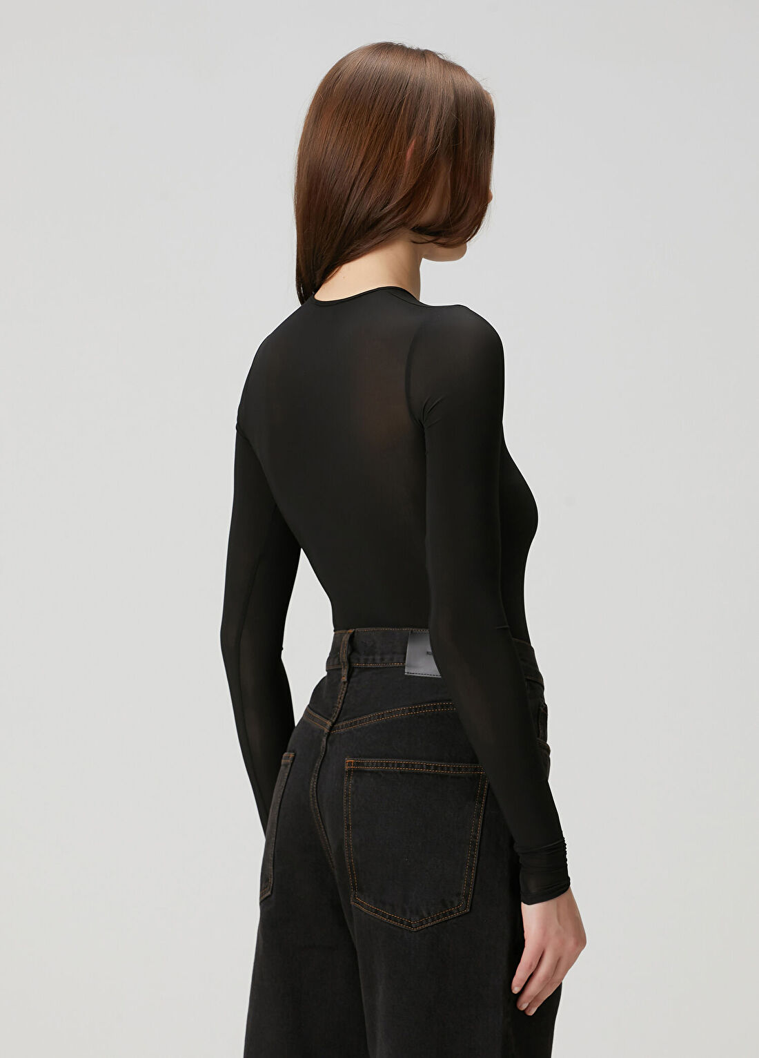 Wardrobe Nyc Siyah Body görsel 4
