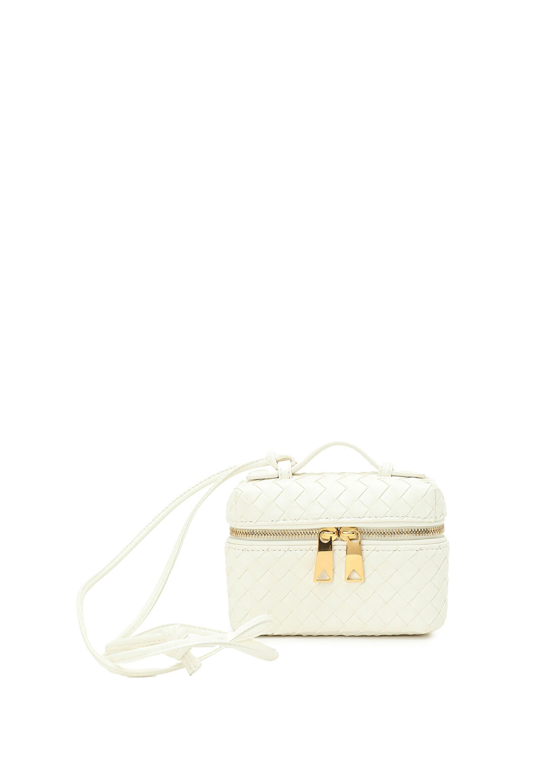Bottega Veneta Candy Bang Bang Beyaz Kadın Deri Çanta