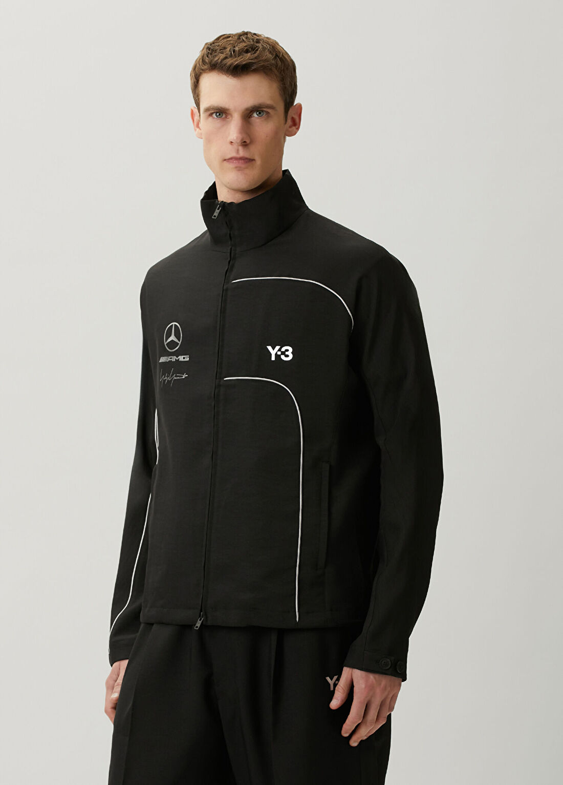 Y-3 Mercedes Track Siyah Ceket görsel 3