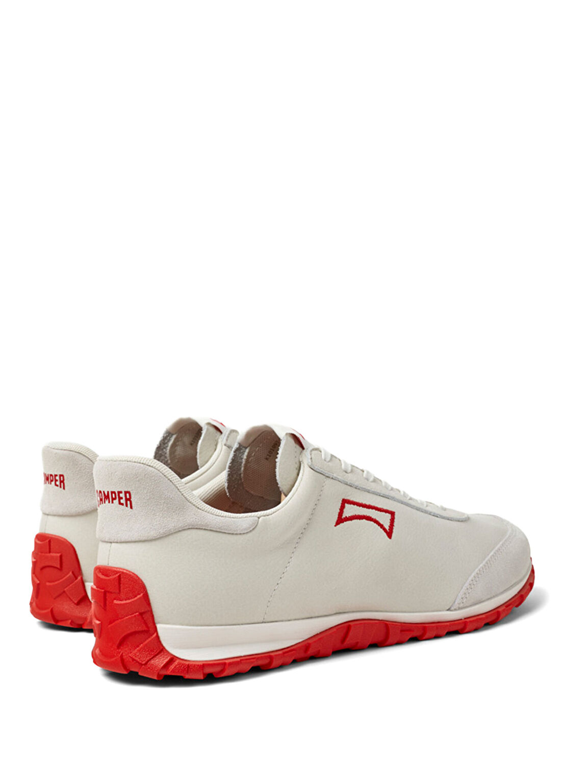 Camper Drift Beyaz Deri ve Nubuk Erkek Sneaker K101097-001 görsel 3