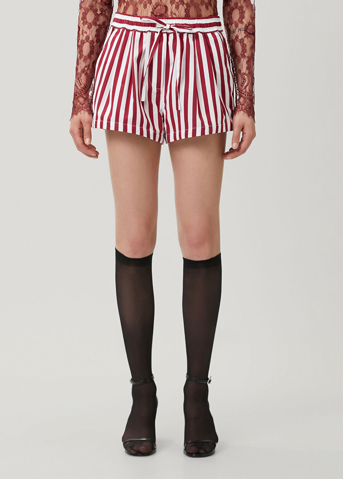 Dolce&Gabbana Kırmızı Beyaz Şort görsel 2