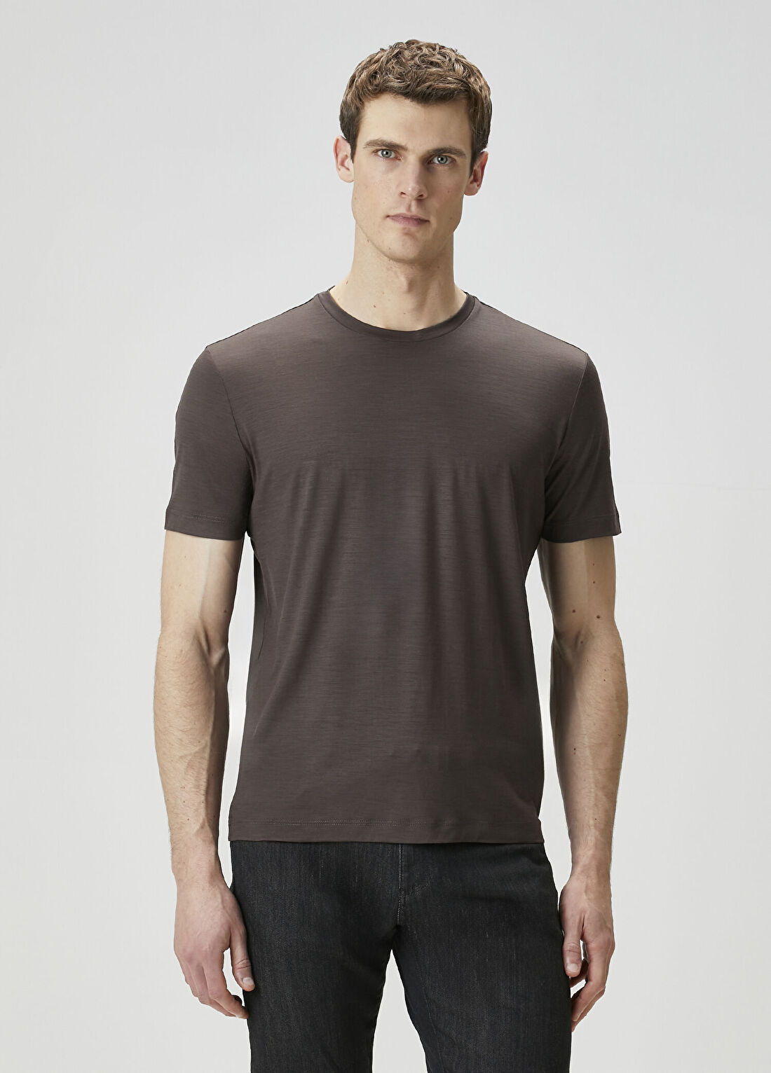 Maurizio Baldassari Kahverengi Yün T-shirt