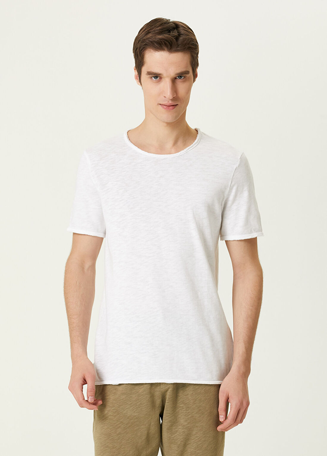 American Vintage Sonoma Beyaz Basic T-shirt