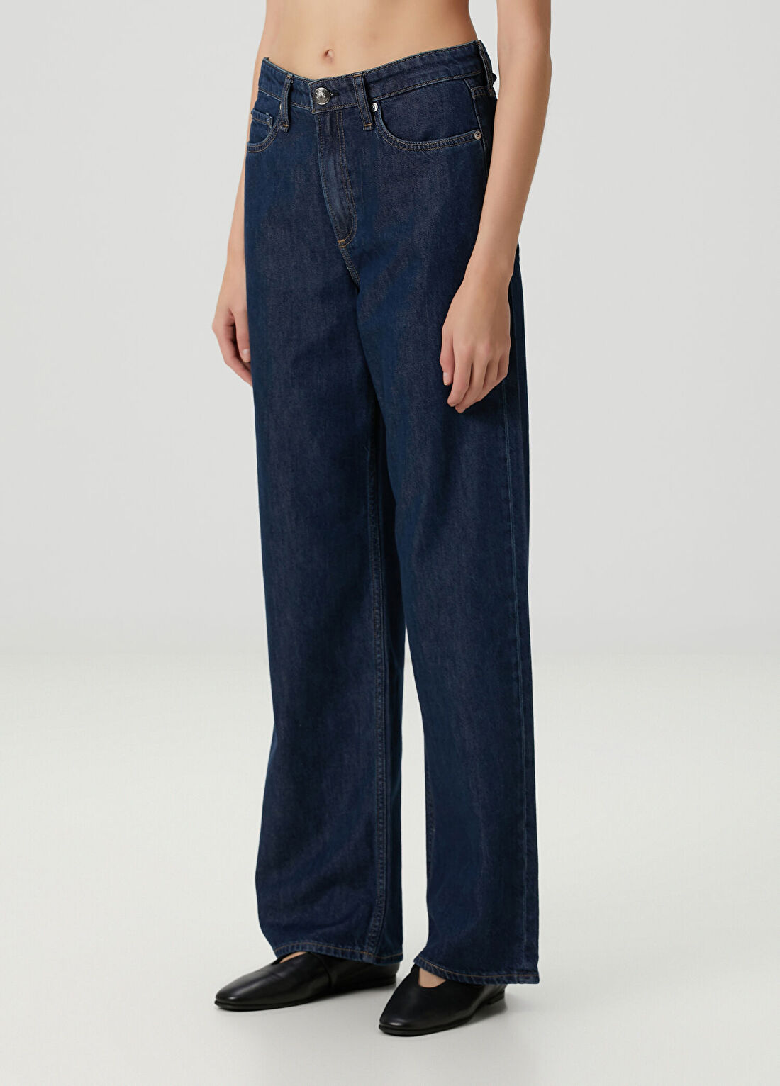 Rag&Bone Logan Koyu Mavi Jean Pantolon görsel 2