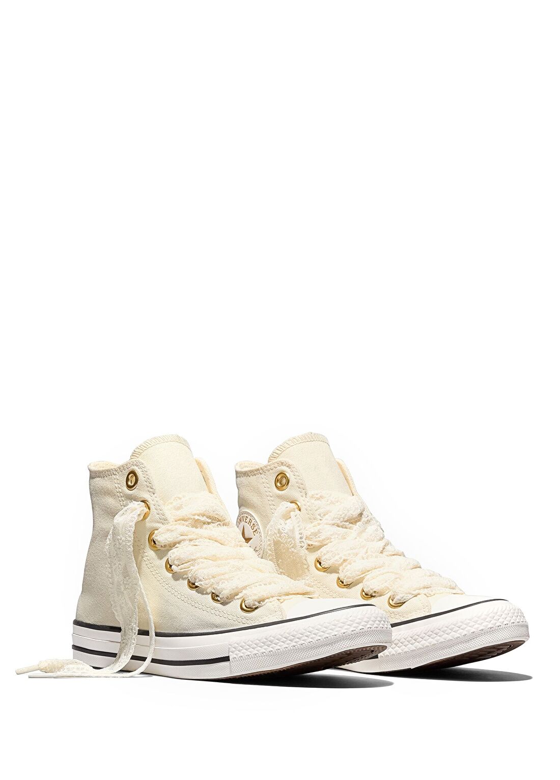 Converse Chuck Taylor All Star Krem Unisex Sneaker görsel 2