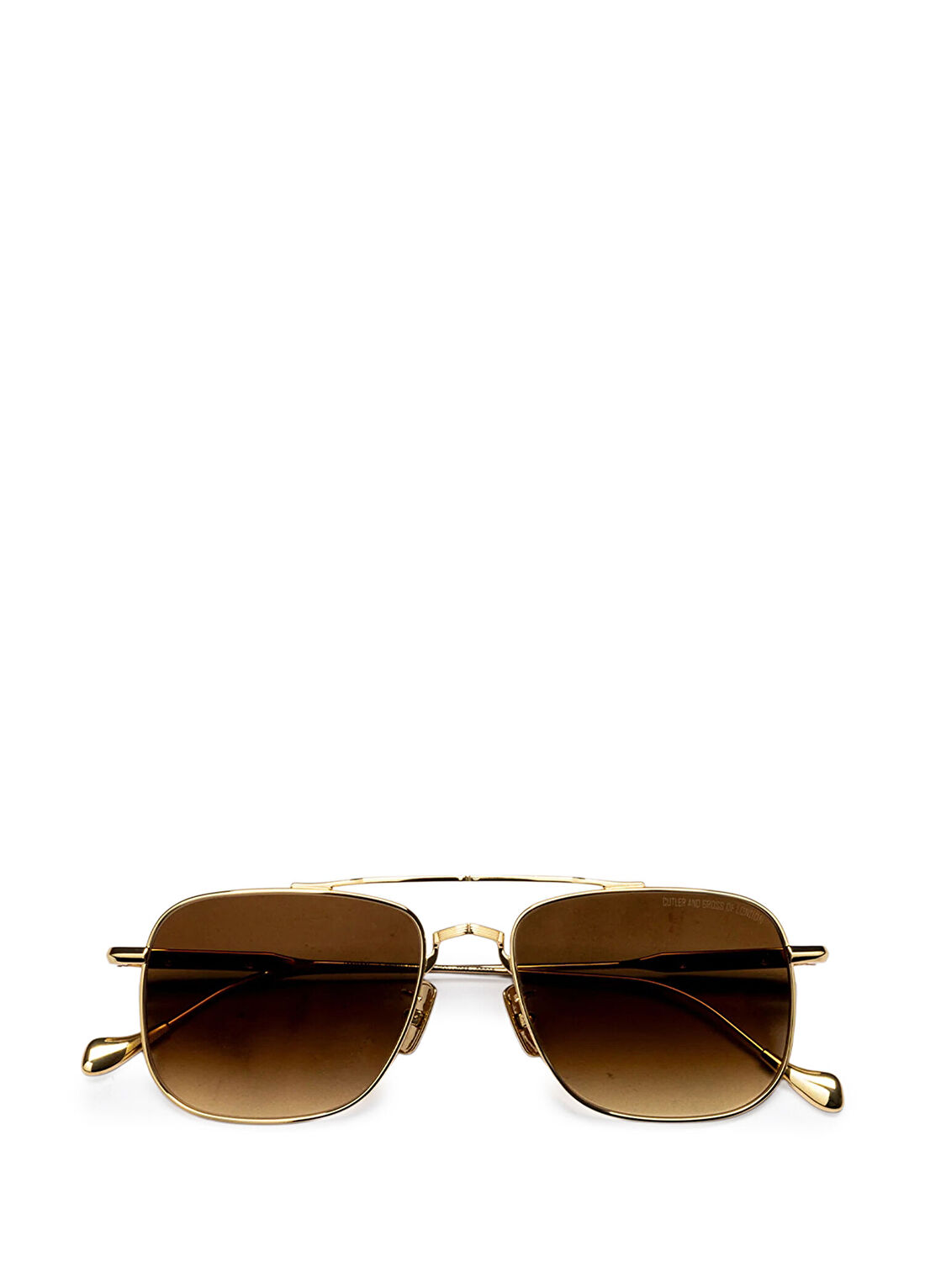 CUTLER AND GROSS CGGFSN019 Gold Titanyum Unisex Güneş Gözlüğü