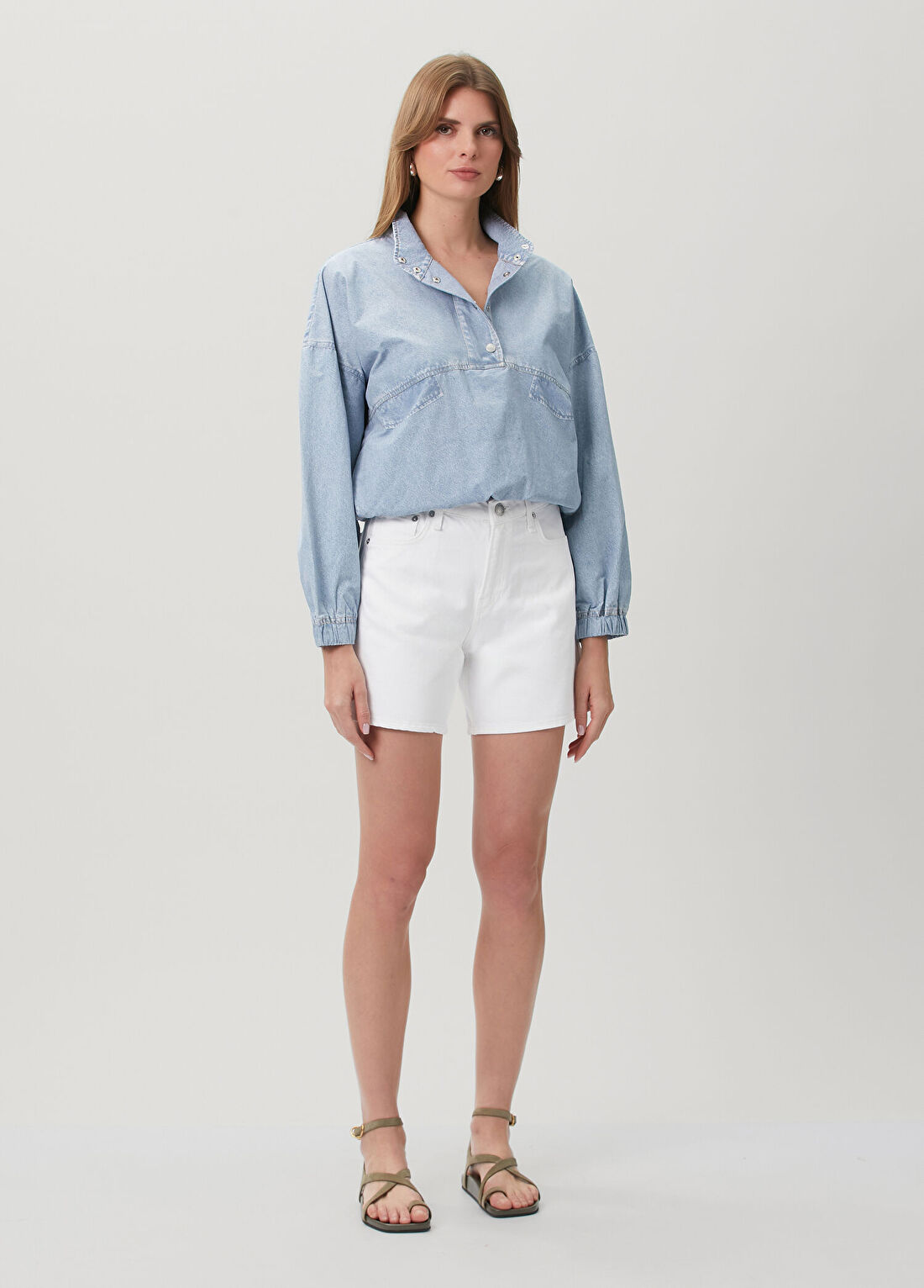 Rag&Bone Miramar Mavi Denim Gömlek görsel 2