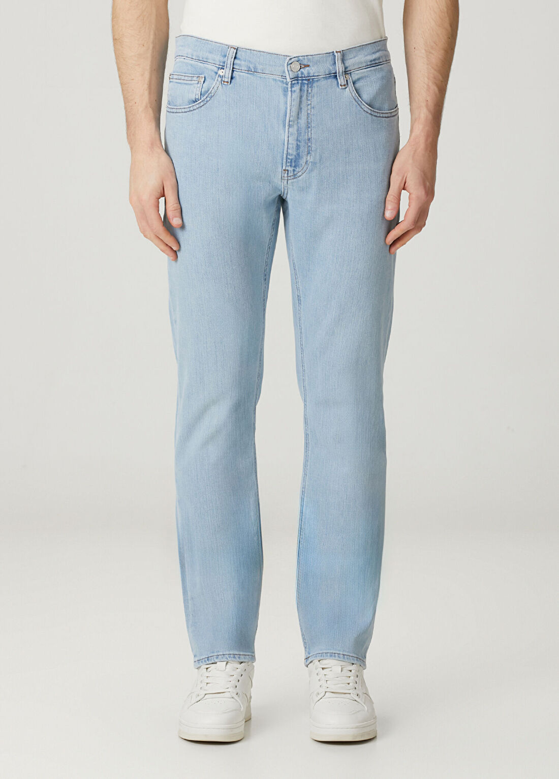 Frame Denim Modern Straight Açık Mavi Jean Pantolon görsel 2