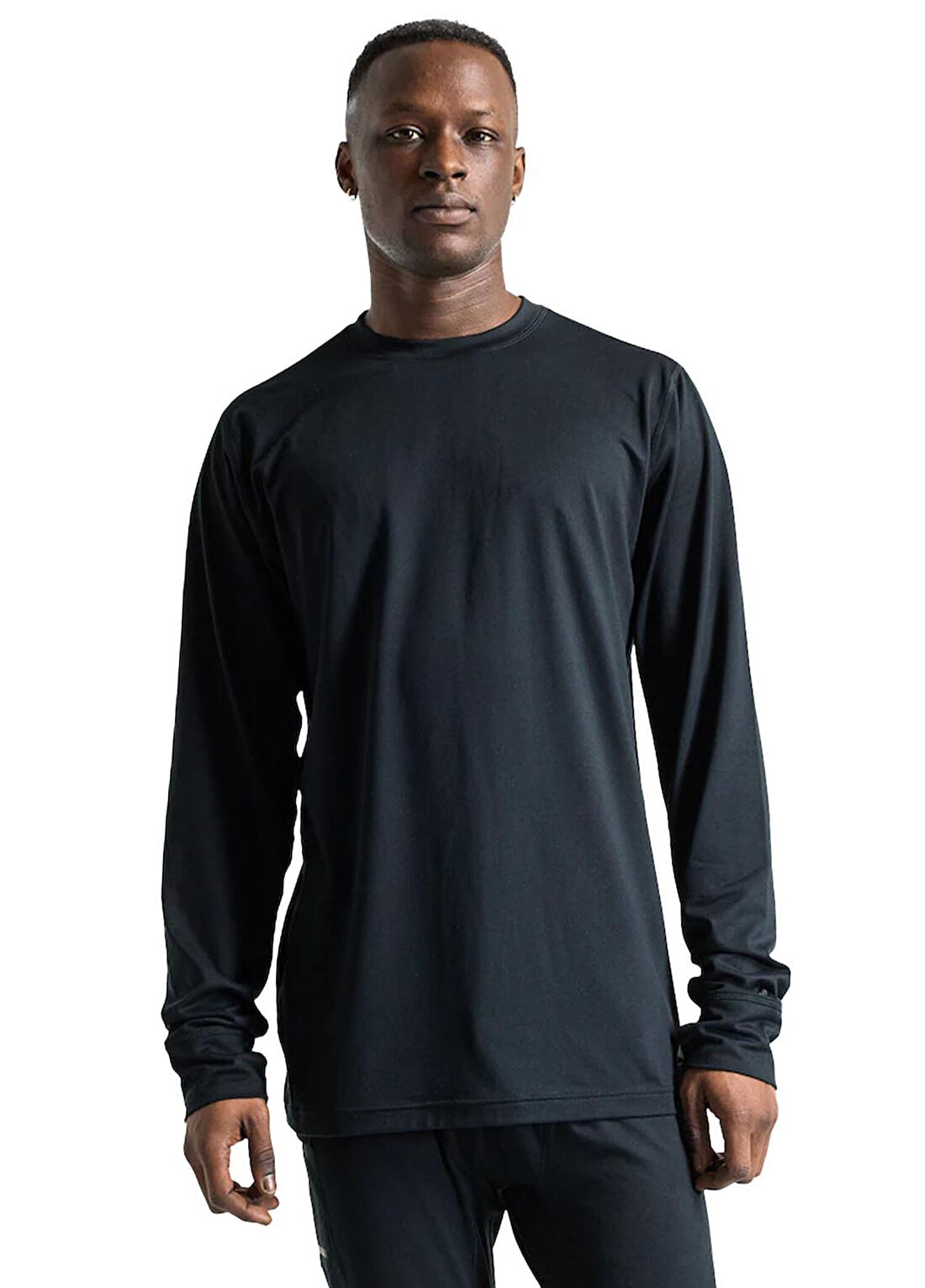 Burton Midweight X Crew Siyah Uzun Kollu Erkek Üst İçlik