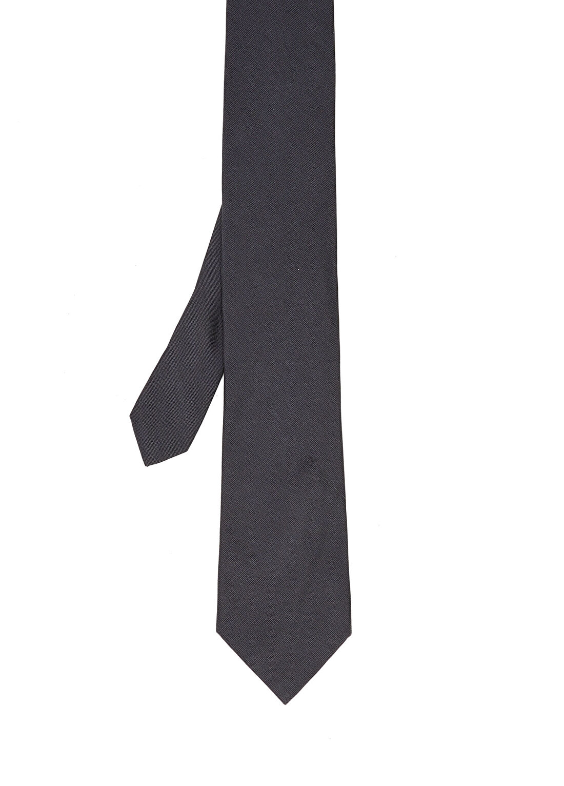 Zegna Antrasit İpek Kravat