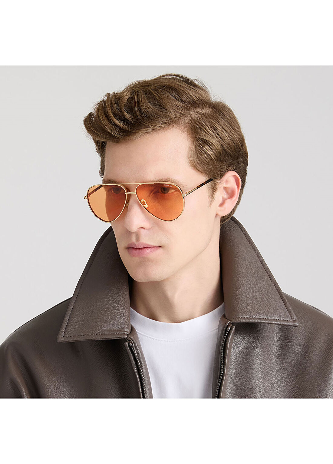Cerruti 1881 CR 80068 C2 Altın Rengi Metal Erkek Güneş Gözlüğü görsel 4