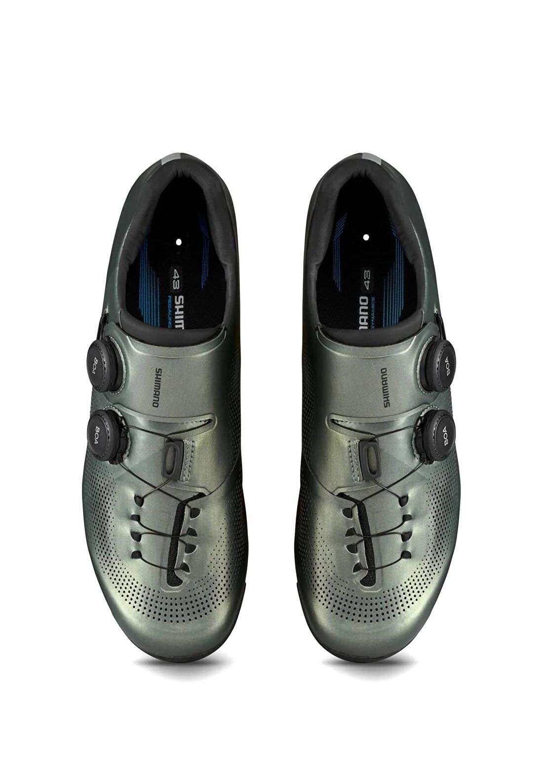 Shimano SH-RC703 Yeşil Unisex Yol Ayakkabısı görsel 3