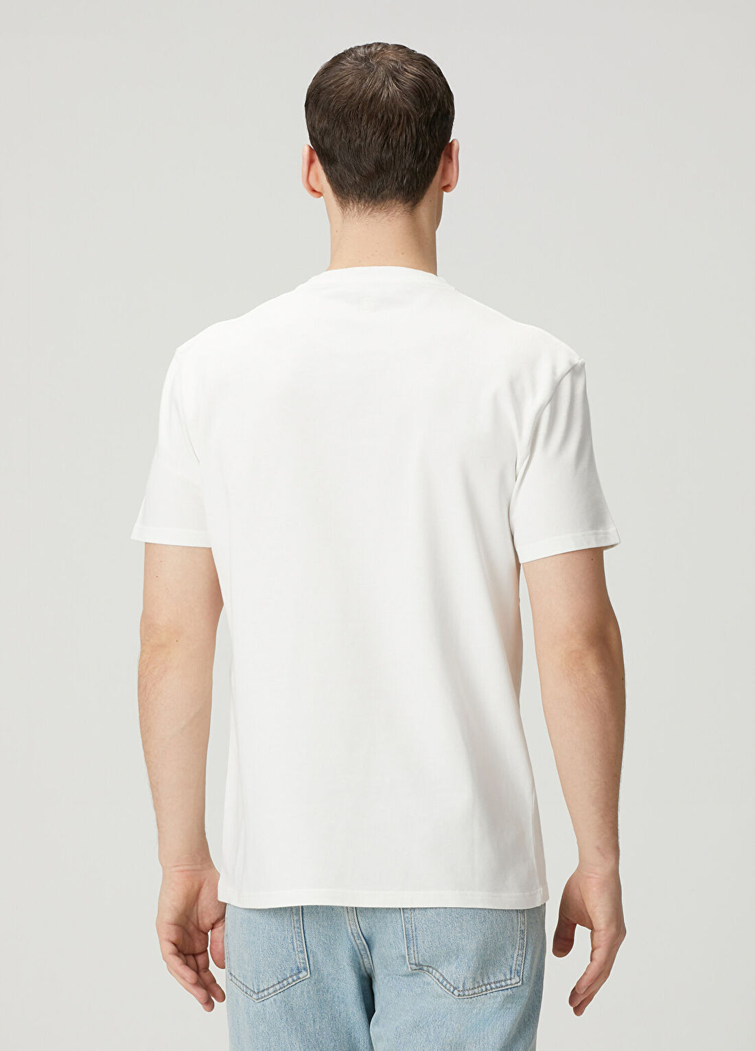 McQueen Kırmızı Beyaz Logo Detaylı T-shirt görsel 4