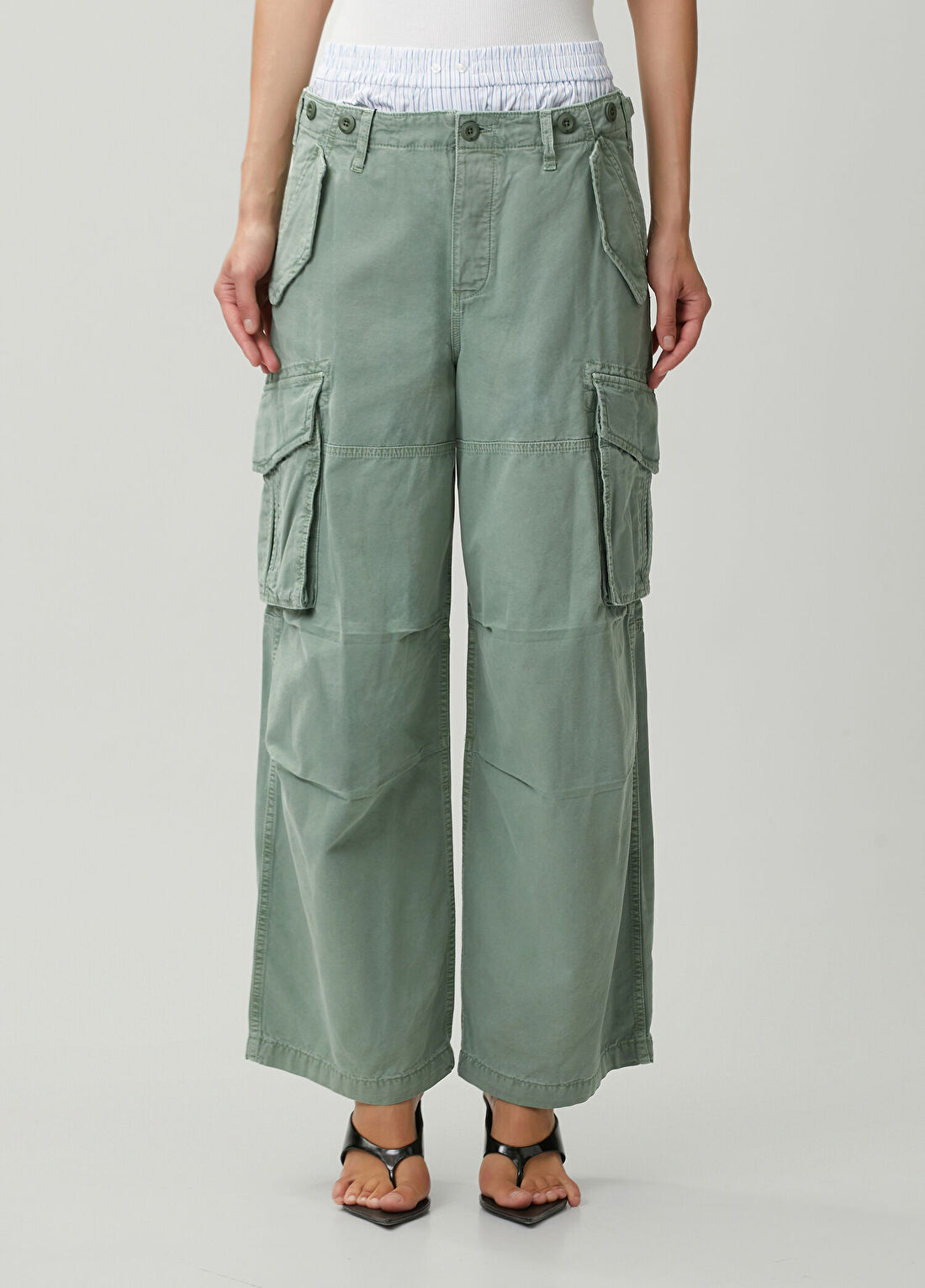 Alexander Wang Yeşil Kargo Pantolon görsel 2