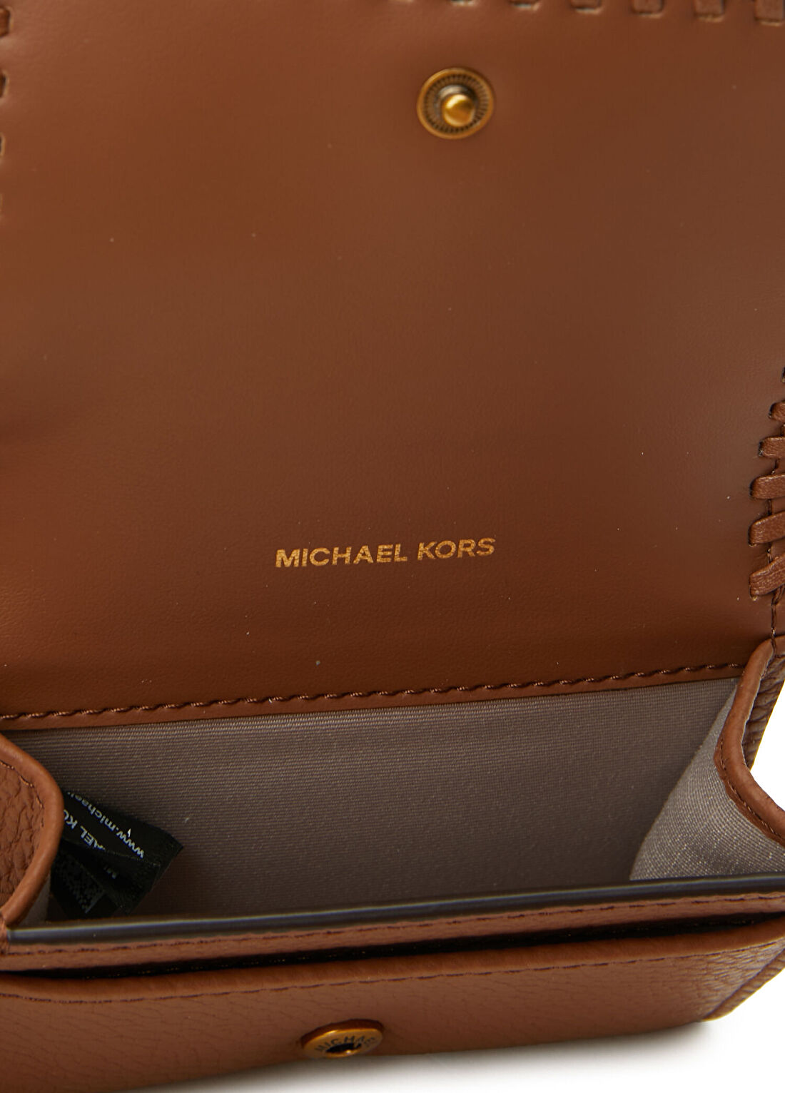 Michael Michael Kors Pop Charm Taba Kadın Deri Kartlık görsel 4