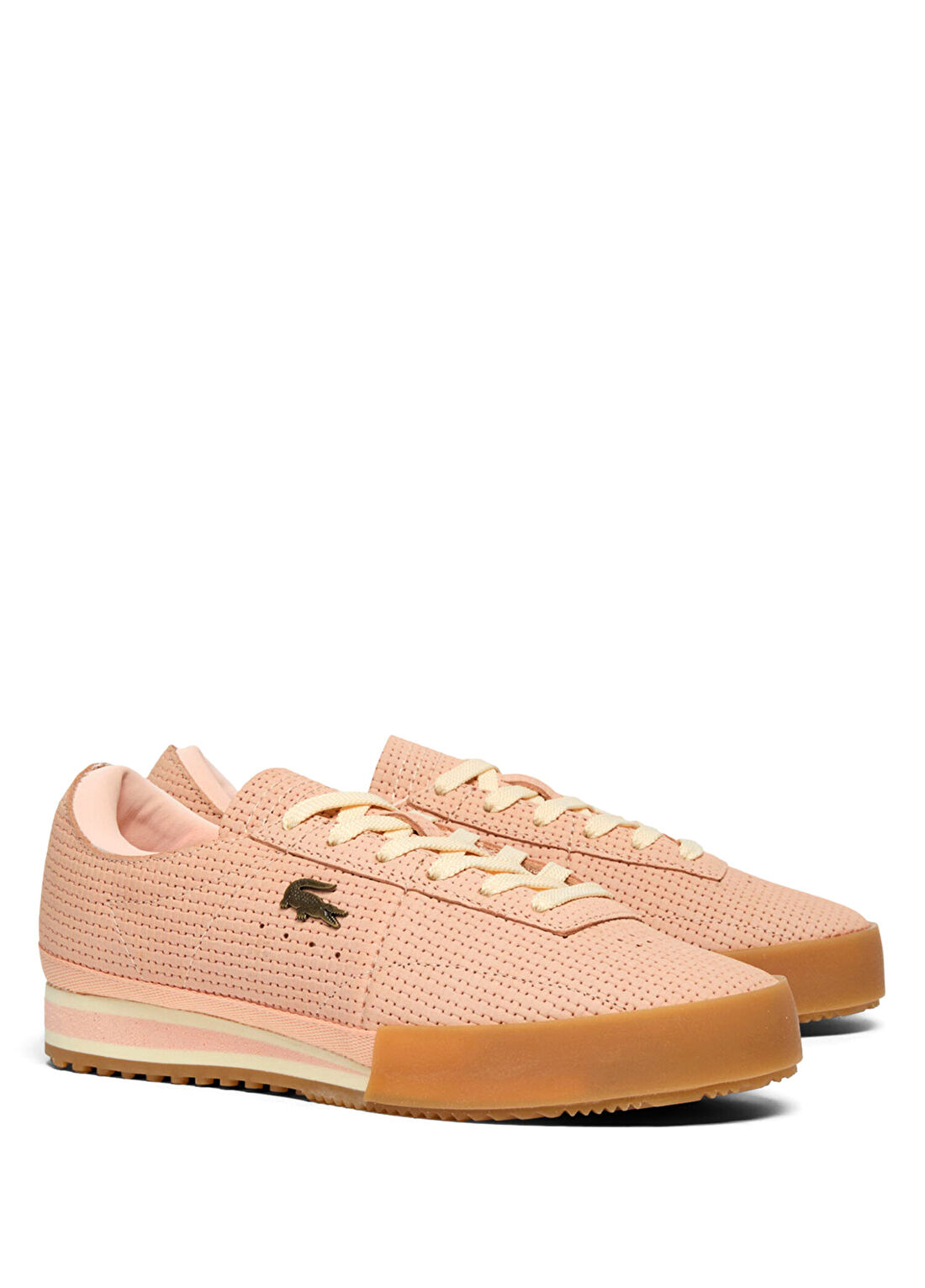 Lacoste Aura Pembe Nubuk Kadın Sneaker görsel 2