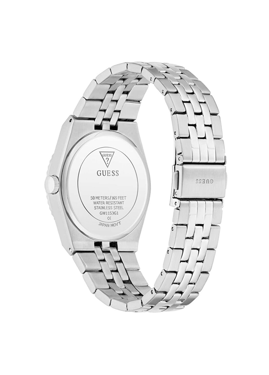 Guess GUGW1153G1 Vincent Metalik Gri Çelik Erkek Kol Saati görsel 3