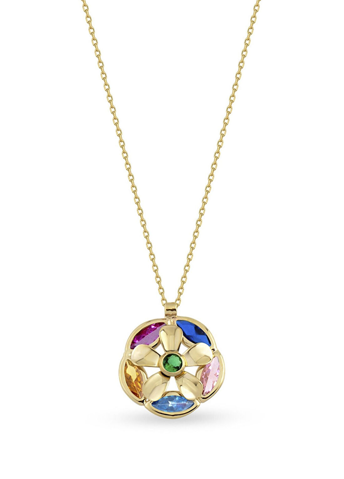 Orena Jewelry Floria 14 Ayar Altın Kadın Kolye