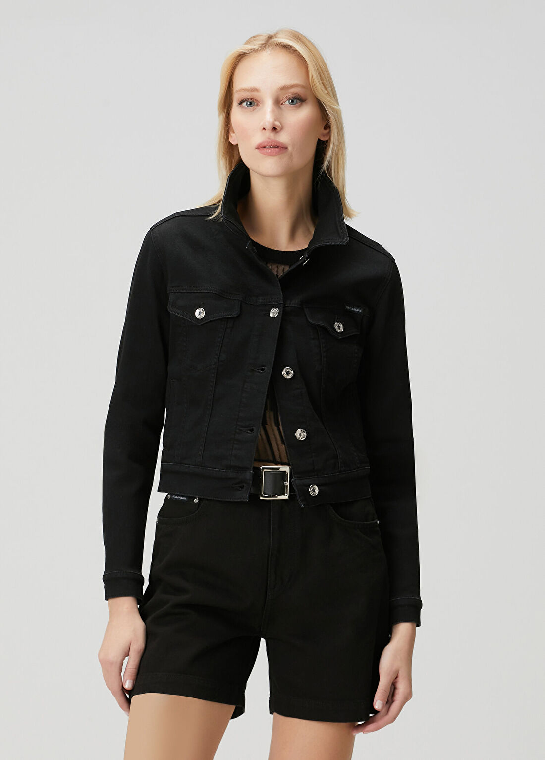 Dolce&Gabbana Siyah Denim Ceket