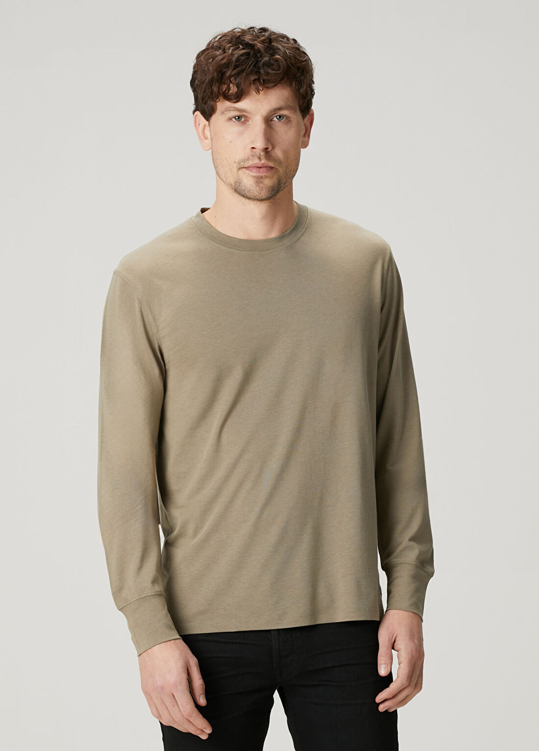 Tom Ford Yeşil Uzun Kollu T-shirt