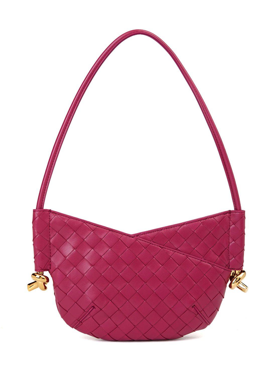 Bottega Veneta Baby Solstice Fuşya Kadın Deri Çanta
