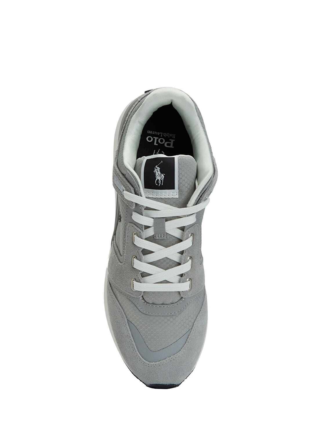 Polo Ralph Lauren Polo Sport Açık Gri Erkek Süet Sneaker görsel 4