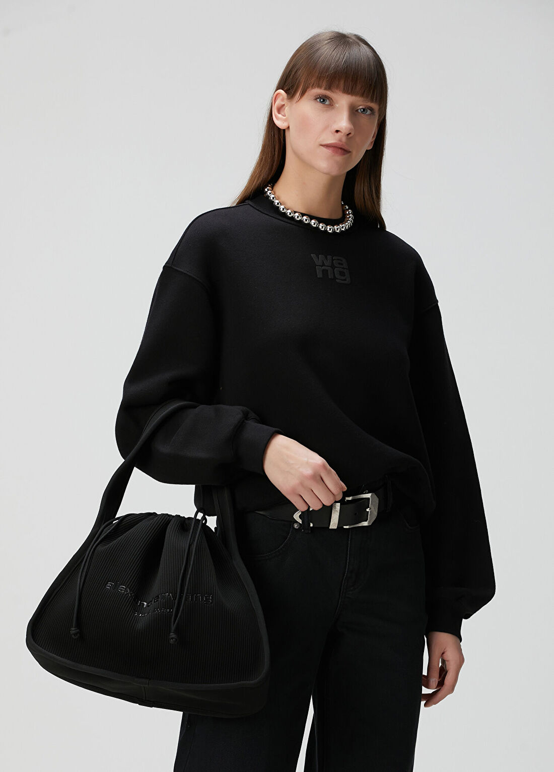 Alexander Wang Ryan Large Siyah Kadın Çanta görsel 2