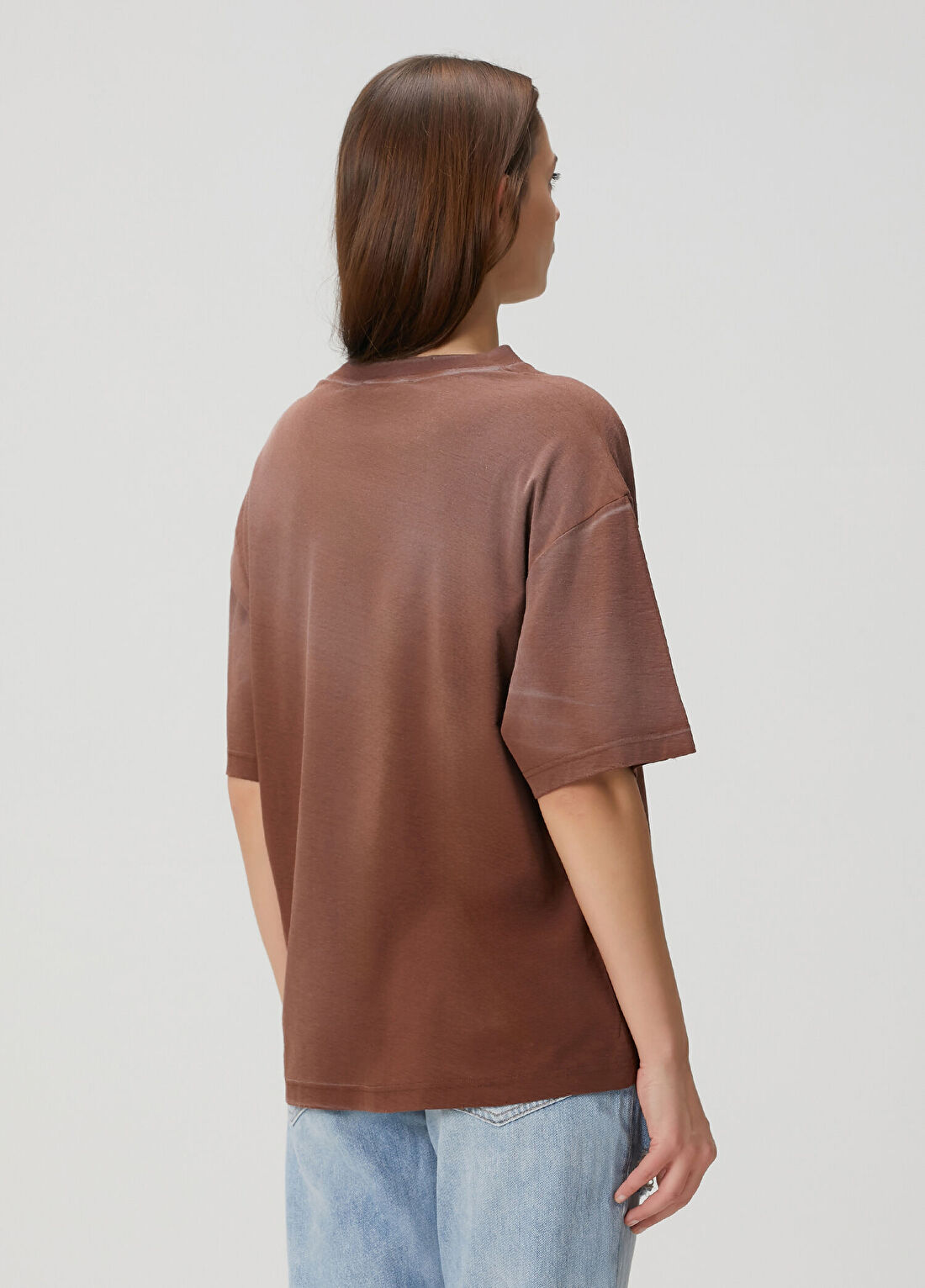 Acne Studios Kahverengi T-shirt görsel 4
