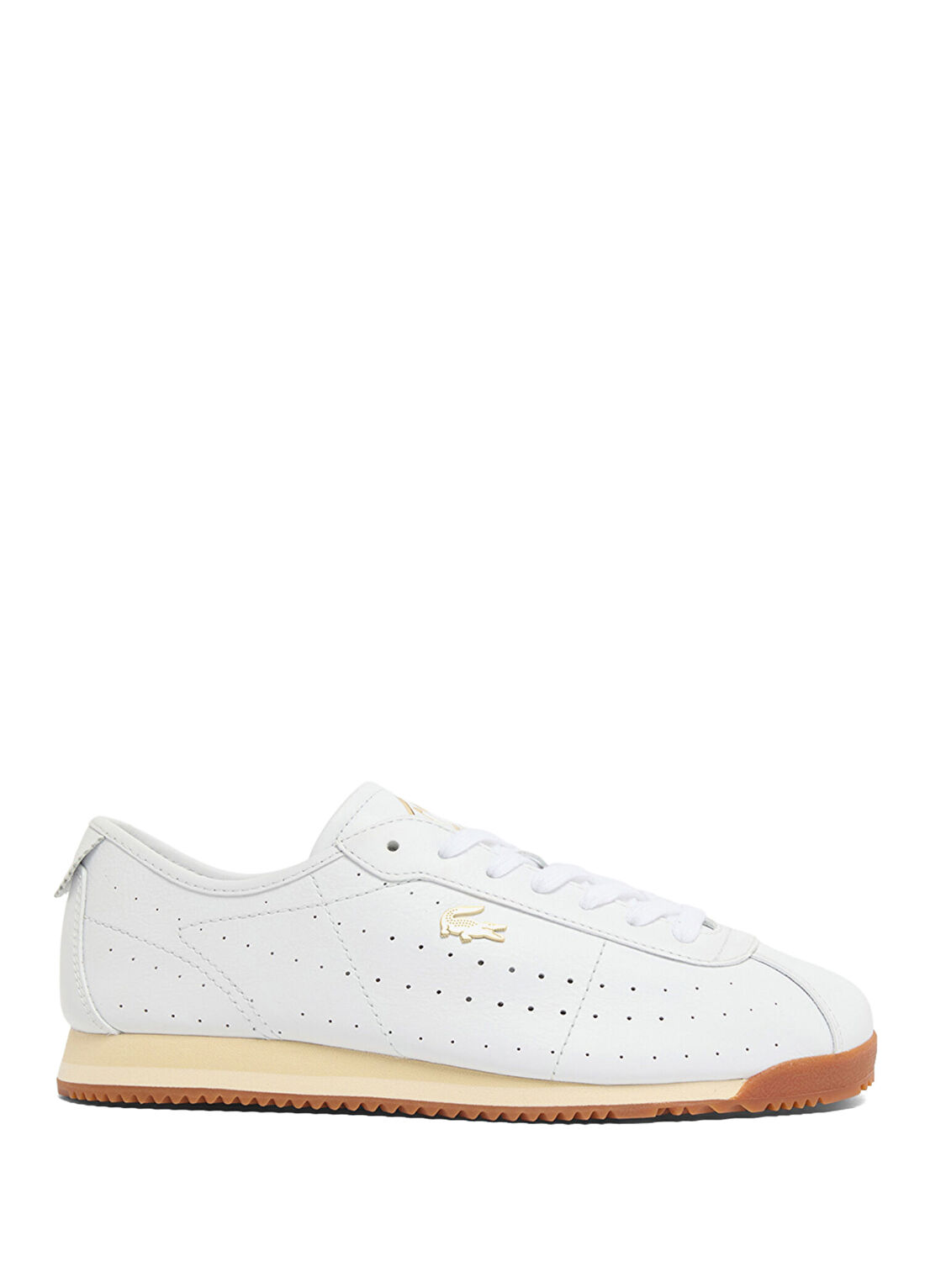 Lacoste Club-Low Beyaz Nubuk Deri Erkek Sneaker