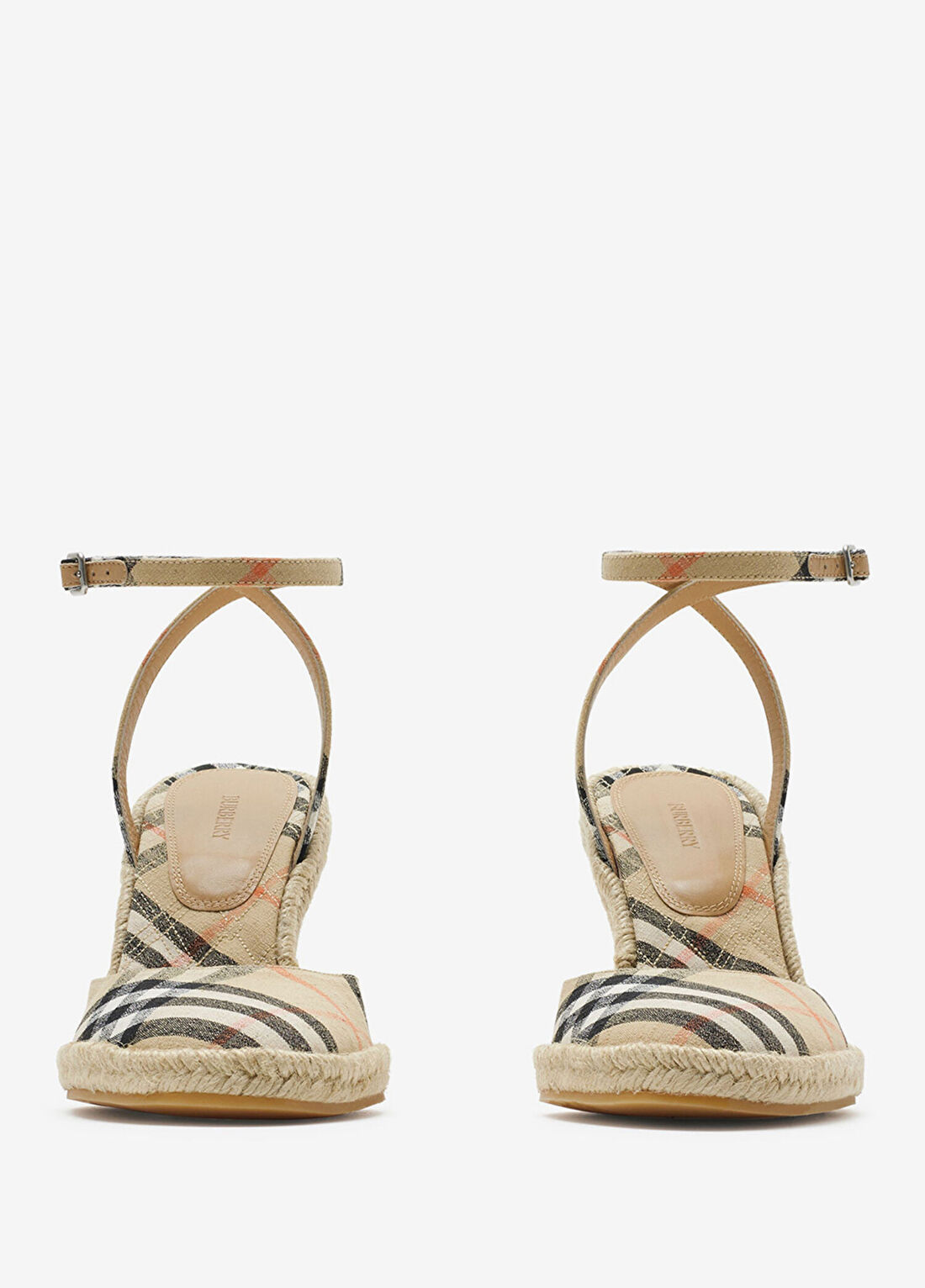 Burberry Mews Pumps Bej Kadın Espadril Topuklu Ayakkabı görsel 3
