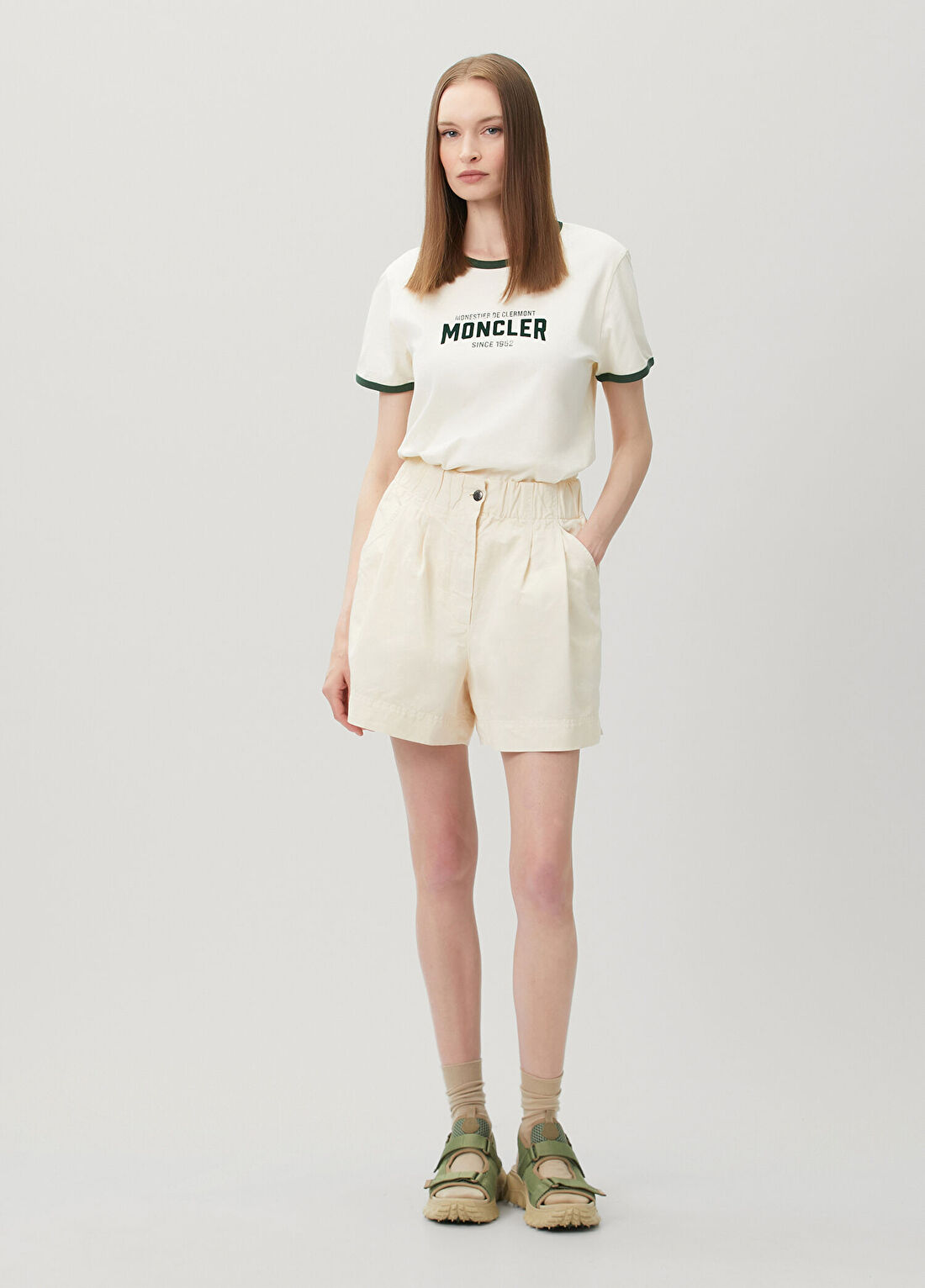 Moncler Grenoble Krem Şort