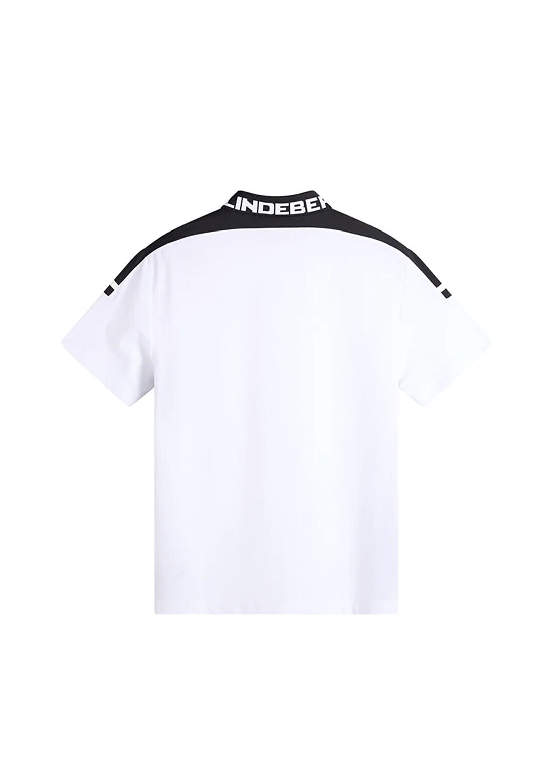 J.Lindeberg Bo Beyaz Polo Yaka Kısa Kollu Erkek T-Shirt görsel 2